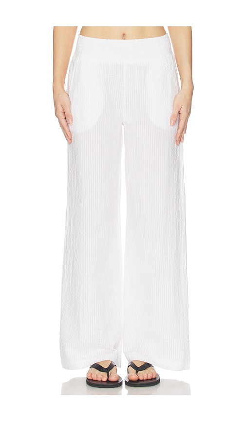 Bobi Wide Leg Pant Smocked