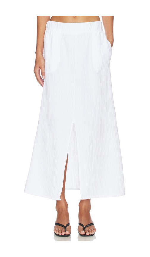 Bobi Split Front Maxi Skirt