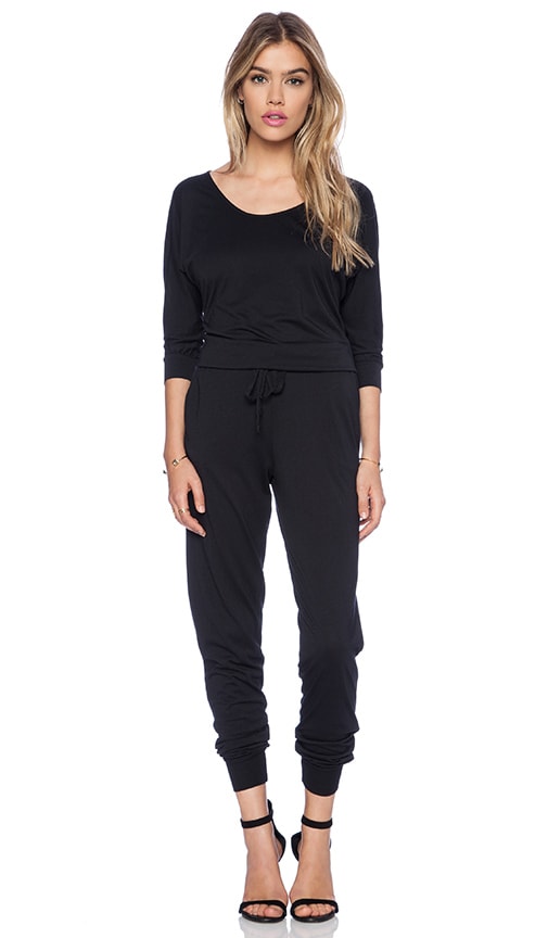 Modal Jersey Long Sleeve Jumpsuit