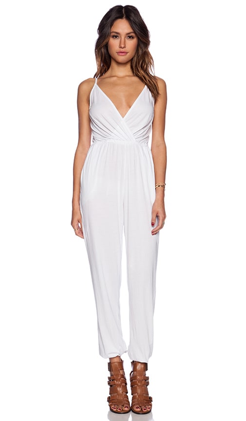Modal Jersey Drape Front Jumpsuit