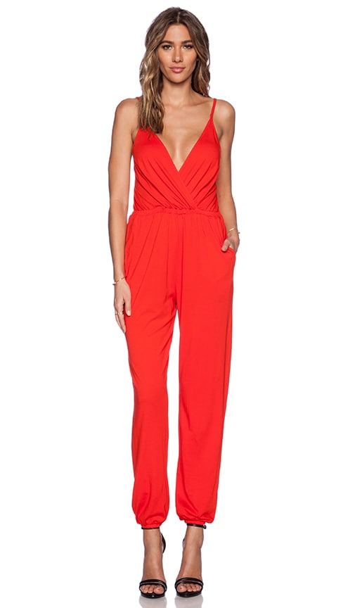 Modal Jersey Drape Front Jumpsuit