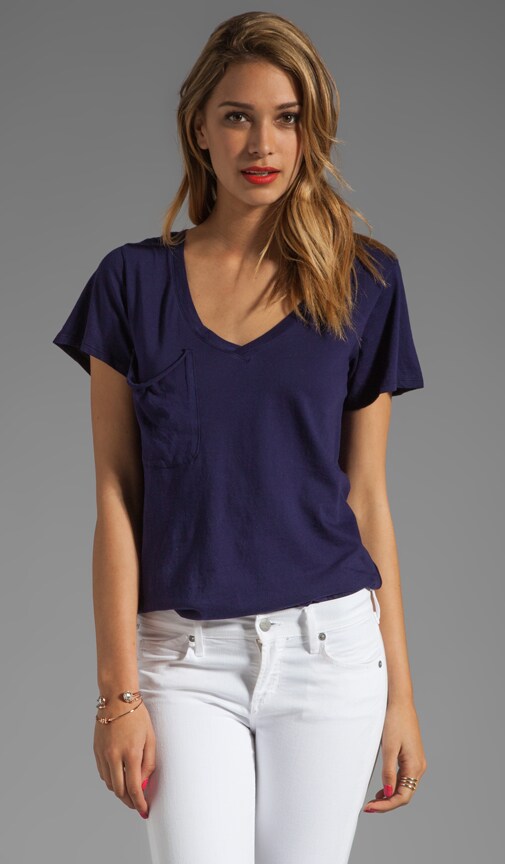 Light Weight Jersey V Pocket Tee