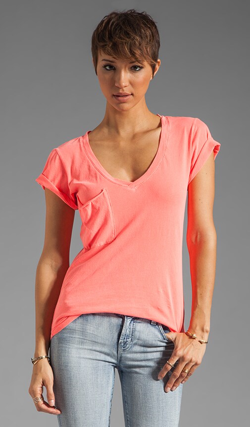 Light Weight Jersey V Pocket Tee