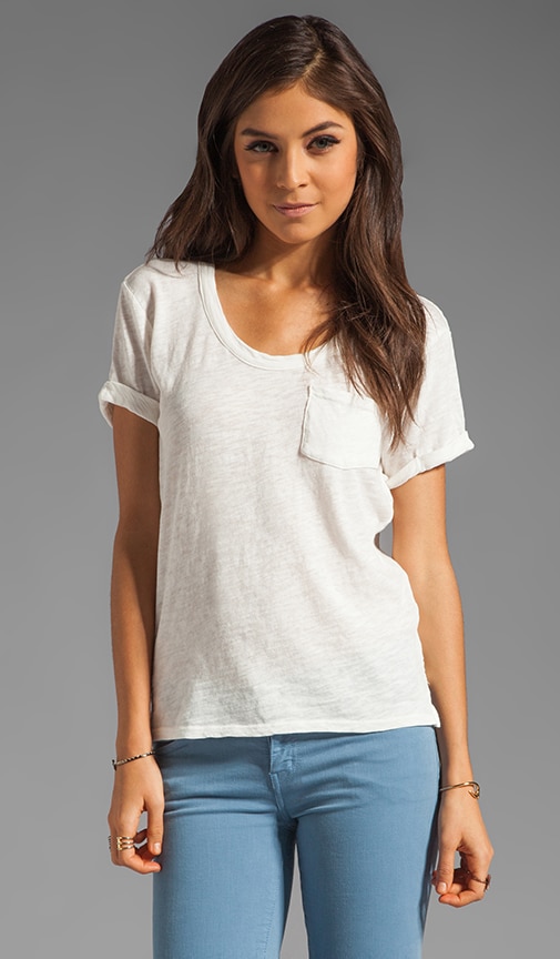 Cotton Slub Pocket Tee