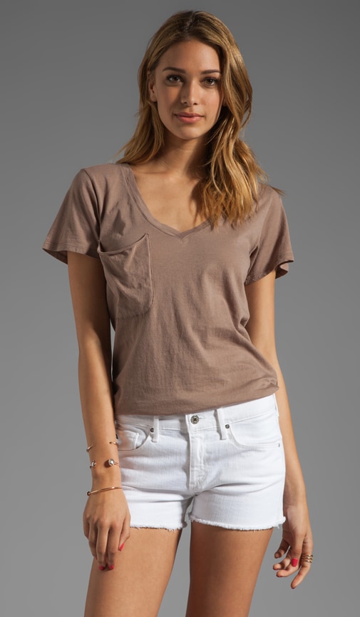 Lightweight Jersey Short Sleeve Deep V