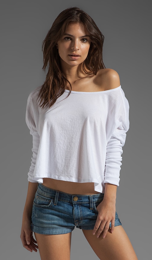 Lightweight Jersey Long Sleeve Scoop Neck