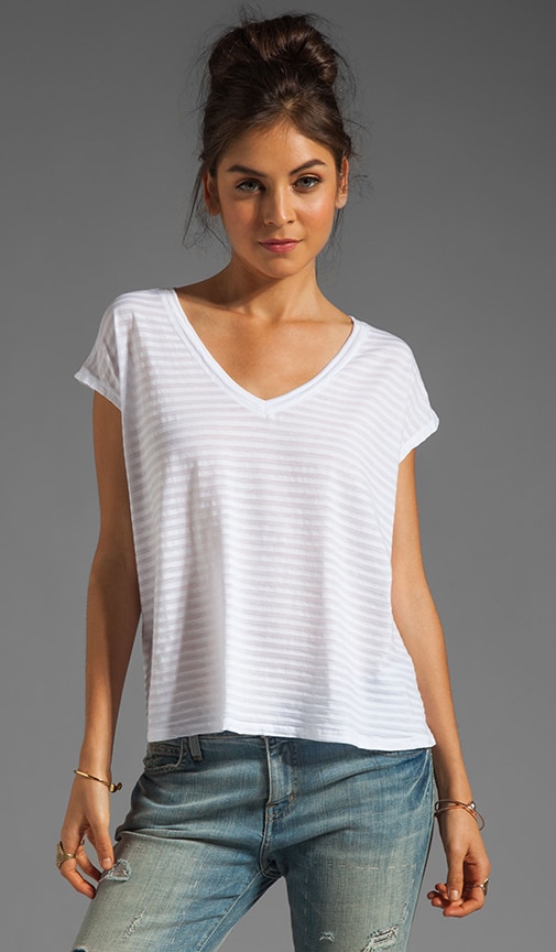 Skinny Tonal Stripe Tee