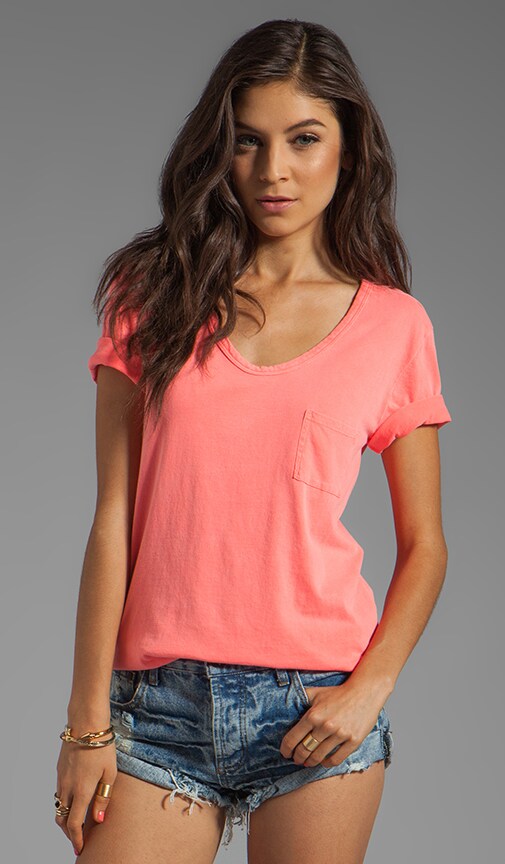 Lightweight Jersey Scoop Neck Tee