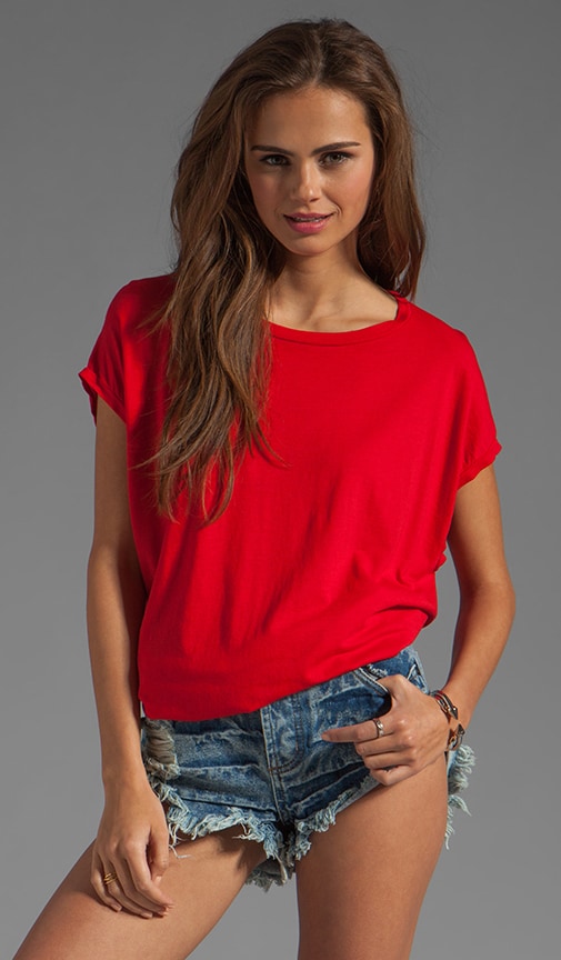 Slub Cap Sleeve Tee