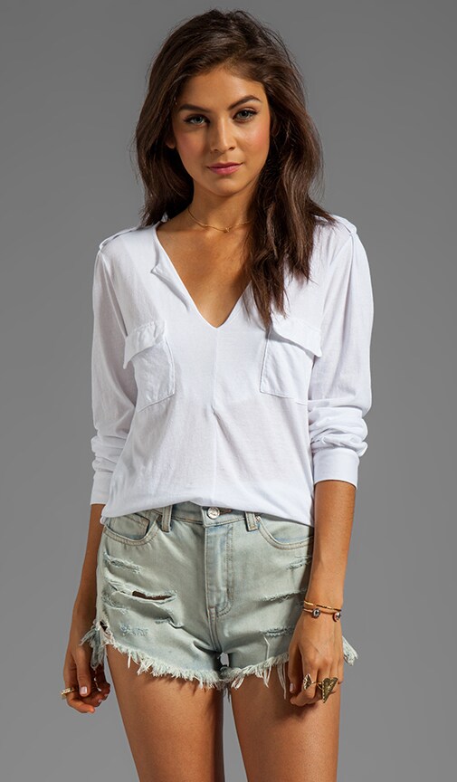 Light Weight Jersey Long Sleeve Pocket Tee