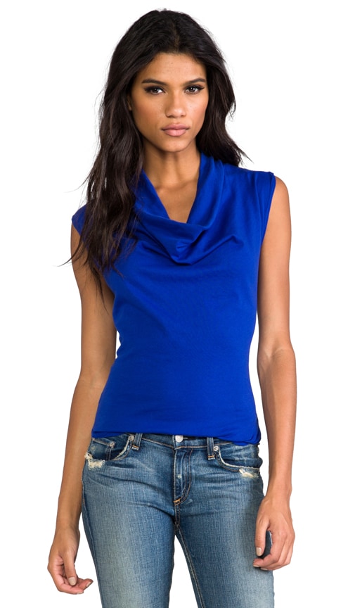 Light Weight Jersey Drape Neck Tank