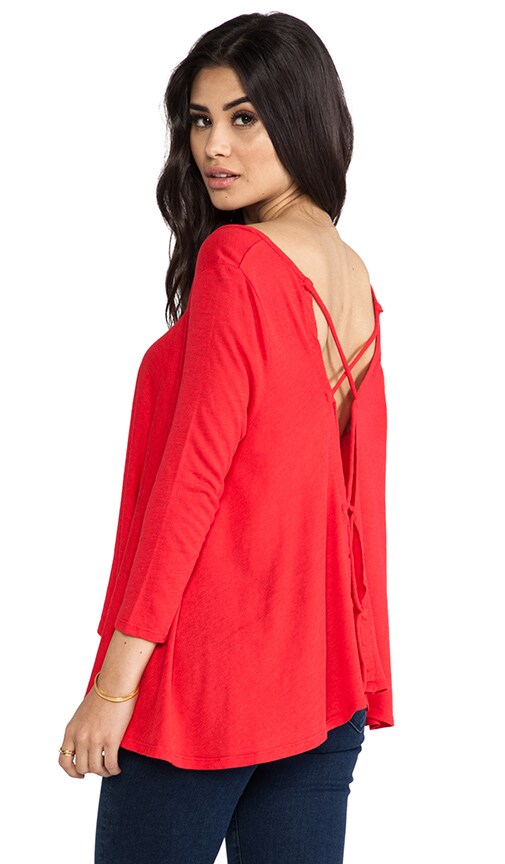Slub Drape Long Sleeve