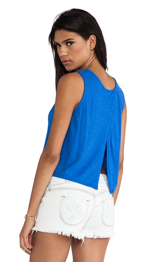 Slub Open Back Tank