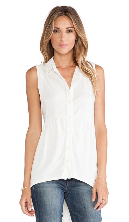 Collared Peplum Tank