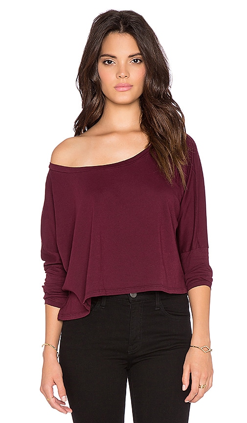 Light Weight Jersey Long Sleeve Crop Tee