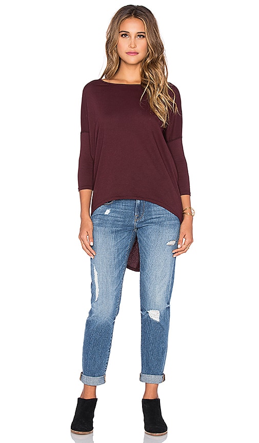 Light Weight Jersey 3/4 Sleeve Dolman