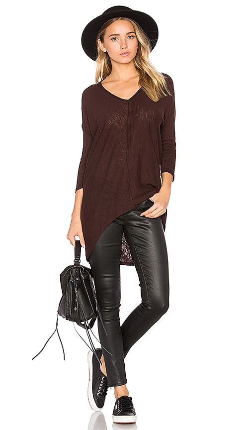 Cotton Slub 3/4 Sleeve Tunic