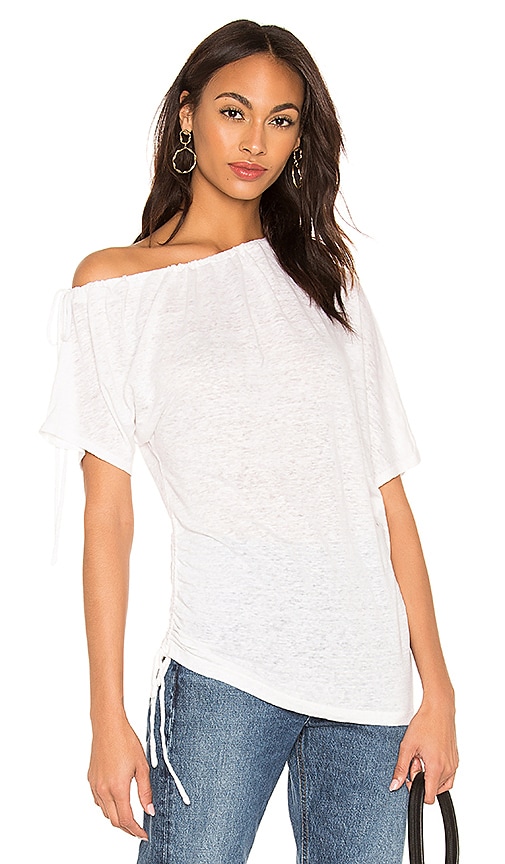 TOP ÉPAULES DÉNUDÉES LINEN JERSEY