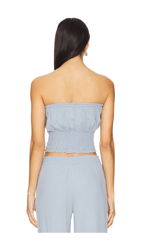  Bobi Trägerloses Top Beach In Baby Blue. Größe S. Also In Xs, M, L, Xl. 