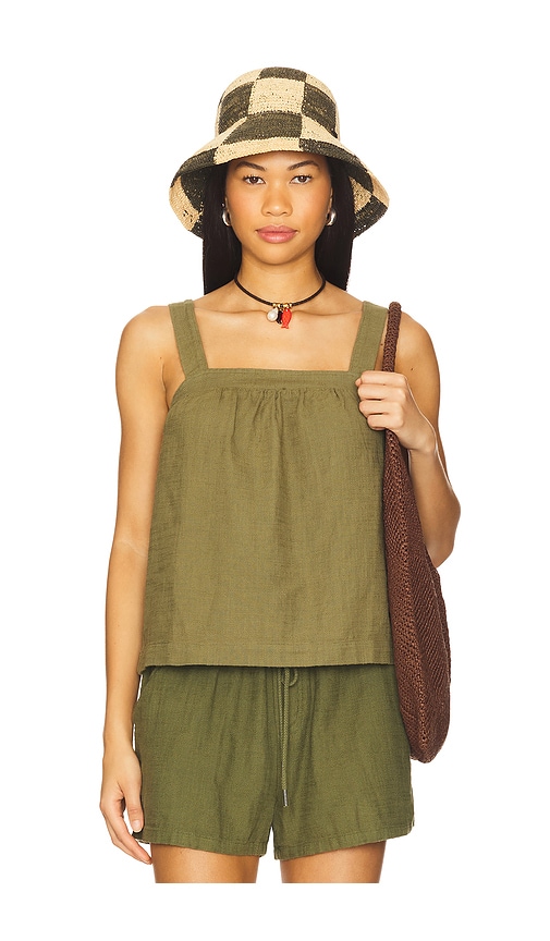 Top in Dark Green. - size XL (also in L, M, S, XS)
