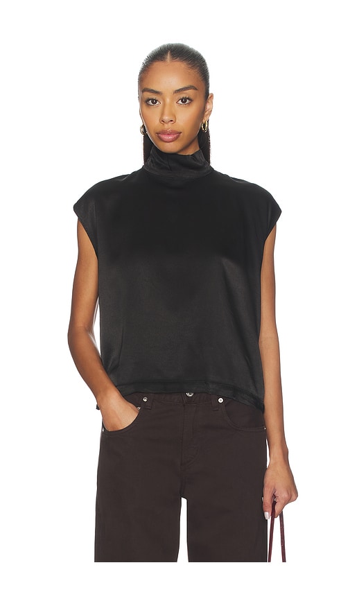 Bobi Mock Neck Muscle Tee