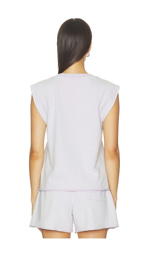  Bobi Camiseta Sin Mangas Tipo Musculosa Con Manga Raglán Raglan Muscle Tank Top En Color Lavanda Talla L  (también En M, S, Xl, Xs). 