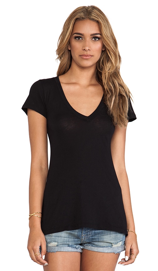 Light Weight Jersey V Neck Tee