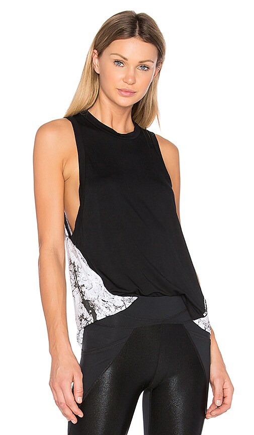 Body Language Mia Tank In Black And Moonstone Revolve