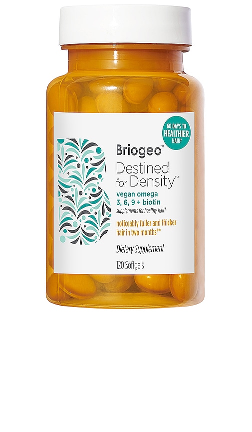 BRIOGEO DESTINED FOR DENSITY VEGAN OMEGA 3 6, 9 + BIOTIN SUPPLEMENTS