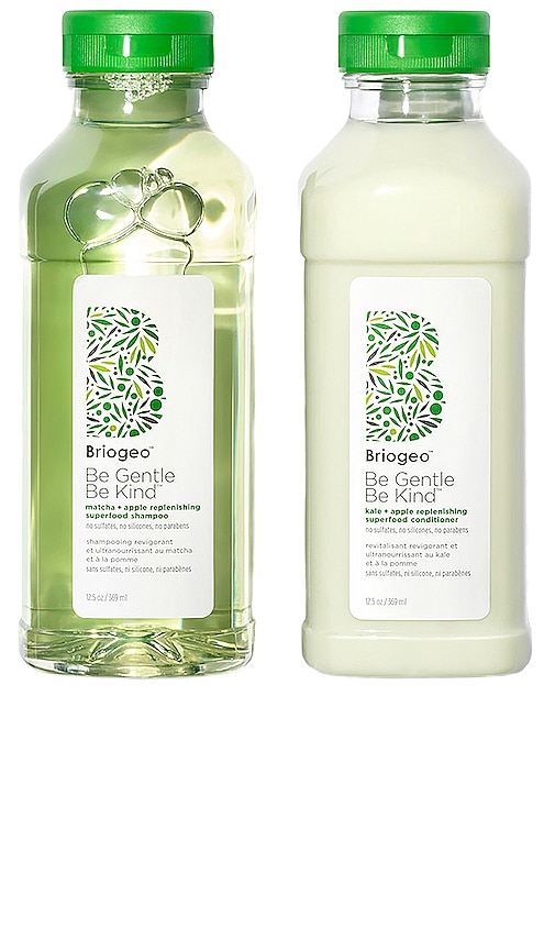 Briogeo Superfoods Apple, Matcha And Kale Replenishing Shampoo And Conditioner Duo