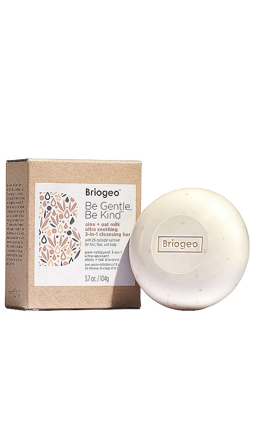 Briogeo Be Gentle, Be Kind Aloe + Oat Milk Ultra Soothing 3-in-1 Cleansing Bar in Beauty: NA.