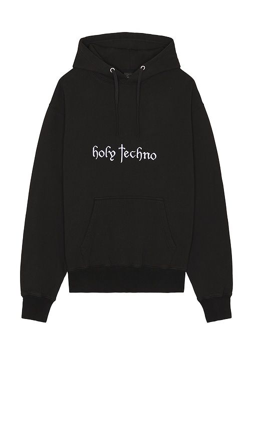 Shop Boiler Room Holy Techno Hoodie In Black