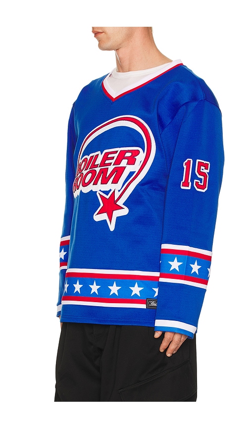  Boiler Room Hockey-trikot In Blue. Größe S. Also In M, L, Xl/1x. 