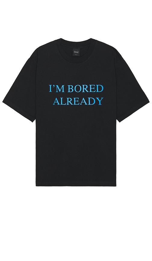 Shop Boiler Room Bored T-shirt In 黑色