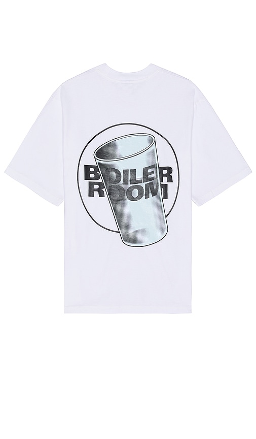 Shop Boiler Room Hydrate T-shirt In 米白