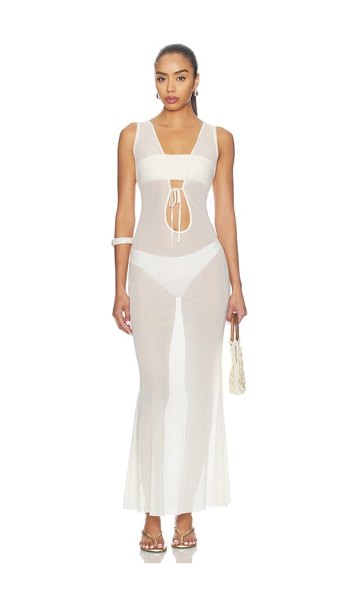 Bond Eye Harper Maxi Dress In White
