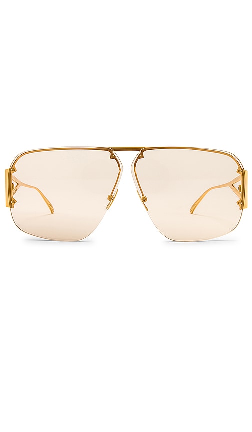 Buy BOTTEGA VENETA Full-Rim Rectangular Sunglasses | 8043 Color Women |  AJIO LUXE