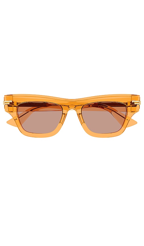 Bottega Veneta Eyewear Cat In Orange