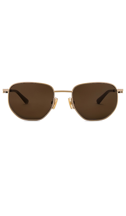 Bottega Veneta Metal Panthos Sunglasses In É‡‘è‰²