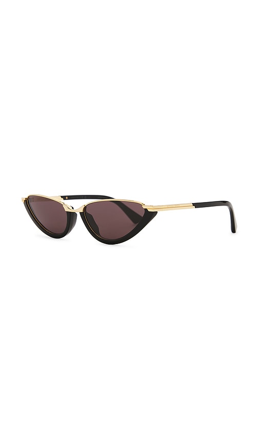 Bottega Veneta Cat Eye Sunglasses In Brown