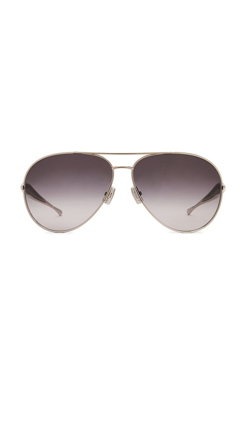 Sardine Sunglasses in Metallic Silver.