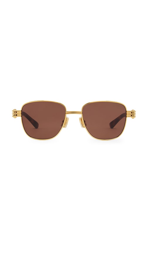 Bottega Veneta サングラス - Gold &Brown | REVOLVE