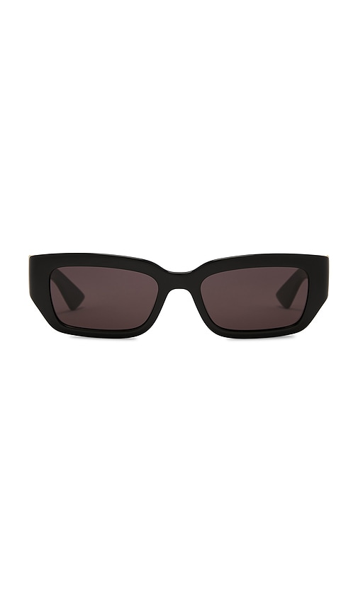 Bottega Veneta Rectangular Sunglasses In Black