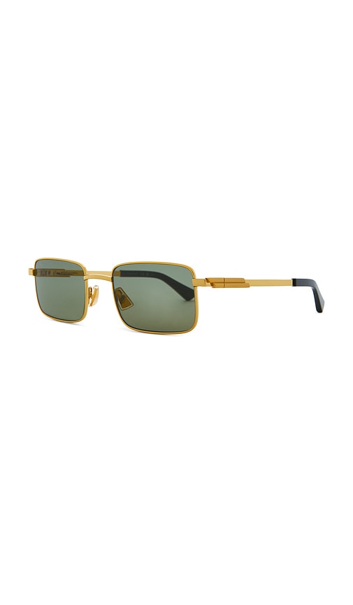Bottega Veneta Rectangular Sunglasses In Pattern