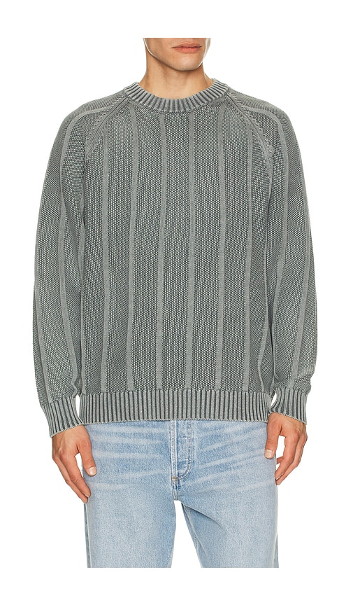 Bound Melvin Washed Sweater In Gray