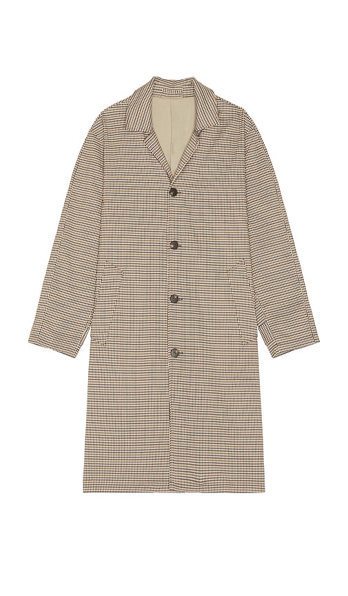  Bound Check Mac Jacket In Grey. Size S. Also In M, L. 