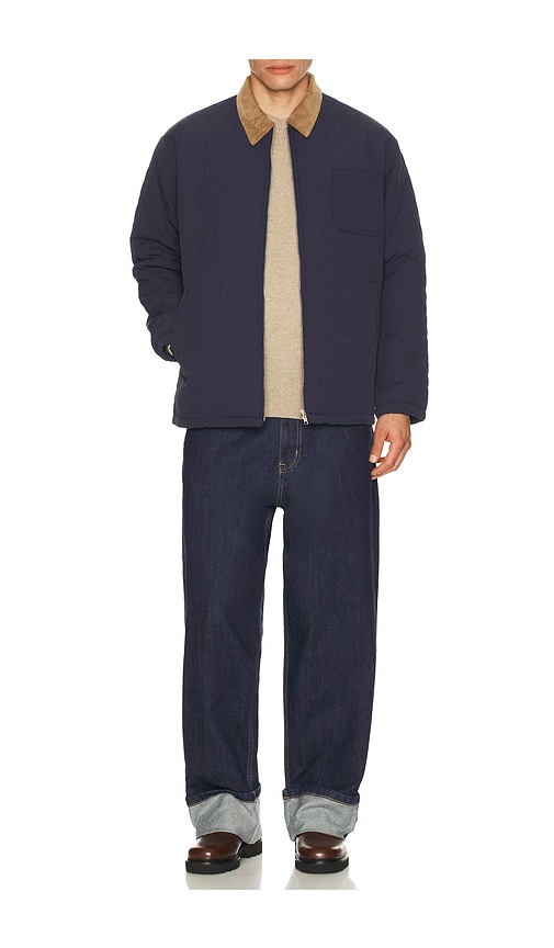  Bound Quilted Jacket In Navy. Size S. Also In M. 