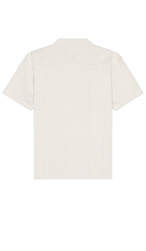 Shop Bound Blanco Patterned Textured Shirt In White