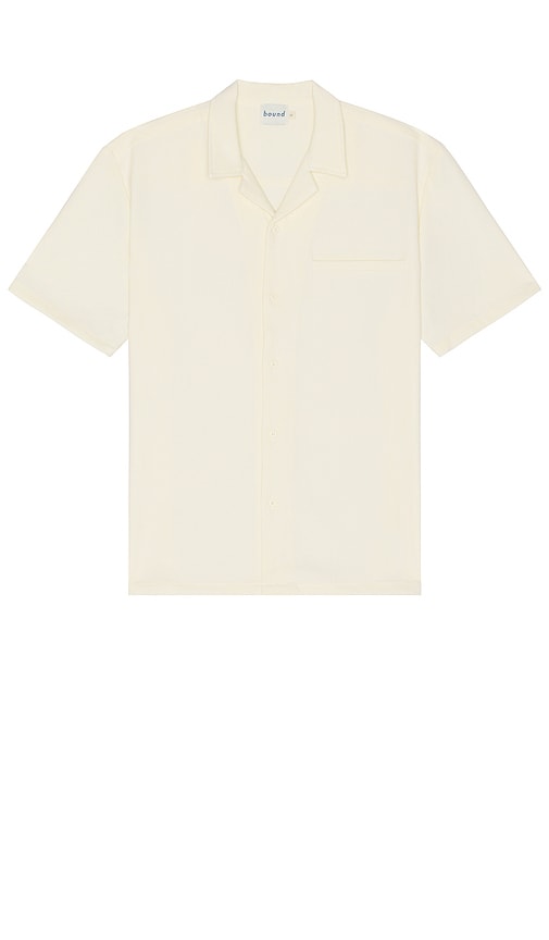 Shop Bound Heavy Cuban Textured Shirt In Cream