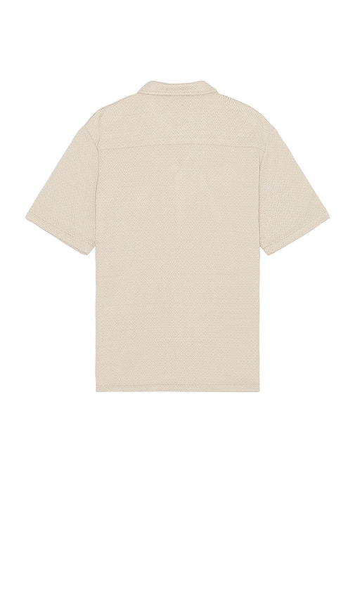 Shop Bound Diamond Cuban Short Sleeve Shirt In Tan